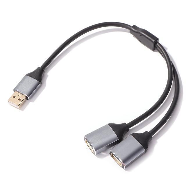 Cable De Extensión Cable USB Y Splitter Adaptador USB 1 macho a 2 hembra Cable de extensión (1pc)