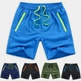 thumbnail image 4 of KPOPLK Swim Trunks for Men Summer Quick Dry Board Shorts 5 Inch Drawstring Beach Shorts Lightweight Comfortable Bathing Suits(AG,XXL), 4 of 4
