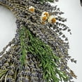 thumbnail image 4 of Bergamo Art Preserved Decorative Real Lavender Wreaths in Purple, 4 of 6