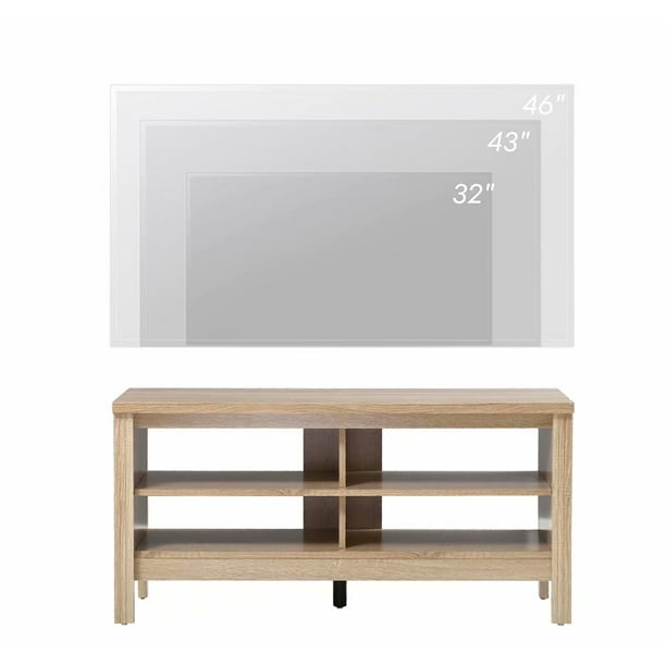 Wampat Farmhouse TV Stand for 50 inch Flat Screen, Living Room Storage