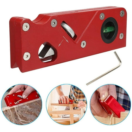 

Atopoler Manual Woodworking Edge Corner Flattening Trimming Tool Hand-Planing Wiping Planer Chamfer Plane for Carpenter Woodworking Beginners
