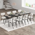 thumbnail image 3 of Modern Dining Table Set with Storage – Kitchen Table and Upholstered Chairs, Space-Saving Furniture for Breakfast Nook, Apartment, or Compact Home Decor, 3 of 10