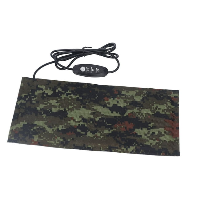 Carbon Fiber Electric Heating Pad with 3 Gears, USB Powered, DC5V, Waterproof, Far Infrared Heating, Long Lasting, Safe and , for Clothing