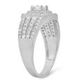 thumbnail image 2 of Dazzlingrock Collection 1.00 Carat (ctw) 14K Princess & Round Diamond Bridal Halo Engagement Ring 1 CT, White Gold, Size 7.5, 2 of 4