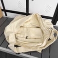 thumbnail image 3 of Bolsas De Hombro Bolso de hombro para mujer, bolsos de mensajero de lona a la moda, bolsos simples para mujer (beige) Ehuebsd Para Estrenar, 3 of 9