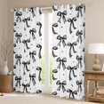 thumbnail image 2 of Castle Fairy Kawaii Ribbon Bow Boy Girl Blackout Curtains Set of 2 (52x84 Each),Dreamy Princess Window Curtains,Polka Dots Curtains and Drapes,Super Cozy Room Decor, 2 of 6