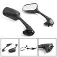 thumbnail image 2 of Rearview Mirrors Black For Yamaha YZF R1 2004-2006, 2 of 6