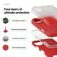 thumbnail image 4 of Funda de teléfono Elago compatible con iPhone 16 Plus de silicona roja, 4 of 9