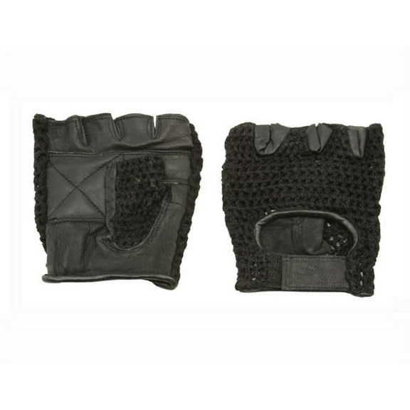Gloves Leather M Black.