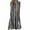 #1-Black, variant on ,Womens Plus Size Dress,Women's Summer Casual V-Neck Buttons Short Sleeve with Pocket Printed Swing Dresses in