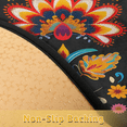 thumbnail image 5 of CURLYOOT Half Round Door Mat 24'' x 36'', Indoor Outdoor Entrance Rug, Semi Circular Area Rug, Non Slip Washable Absorbent Doormat, Southwestern Aztec Boho Laundry Room Rug, 5 of 7