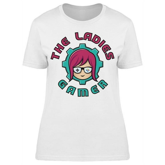 The Ladies Gamer T-Shirt Women -Image by Shutterstock, Female 3X-Large