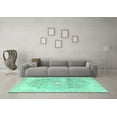 thumbnail image 3 of Ahgly Company Indoor Rectangle Persian Turquoise Blue Traditional Area Rugs, 5' x 8', 3 of 4