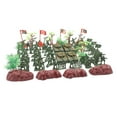 thumbnail image 3 of TISHITA Military Model 2" Figures Soldier Set & 4 Flags For Kids Gift Green, 3 of 8