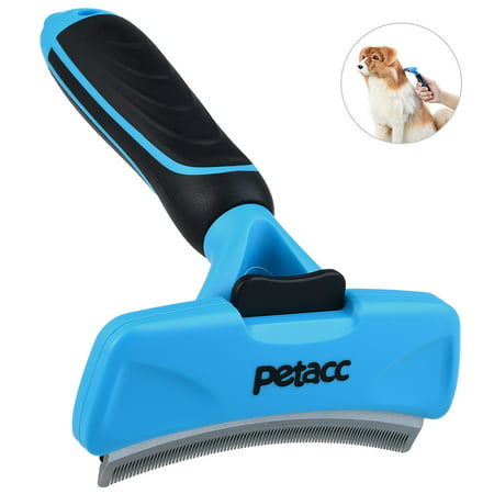 Dog Grooming Brush Self Cleaning Slicker Brushes Best Shedding Tools for Grooming Small Large Dog Cat Horse Short Long (Best Cat And Dog Videos)
