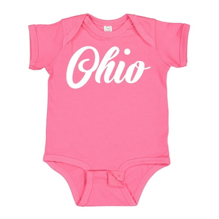

Inktastic Ohio Text Gift Baby Boy or Baby Girl Bodysuit
