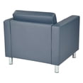 thumbnail image 3 of Pacific Armchair In Dillon Blue Vinyl Fabric, 3 of 4