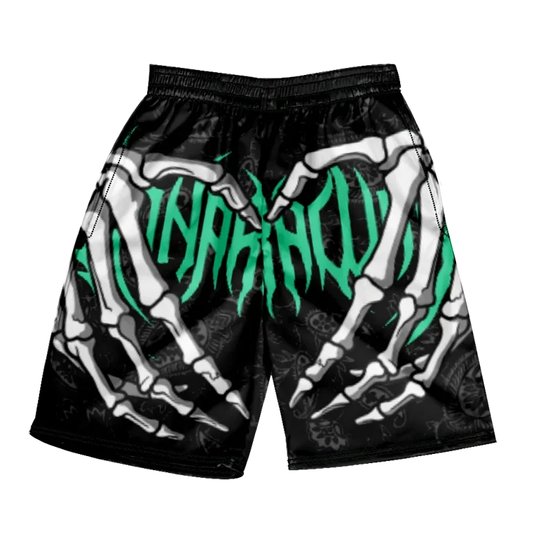 パンツ SHORTS SKULL 2024 Summer Classic Skull Beach Short Pants New Fashion
