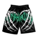 thumbnail image 2 of Pantalones cortos clásicos de playa con calavera para hombre y mujer, Shorts de gimnasio con estampado de mano de esqueleto a la moda,, 2 of 5