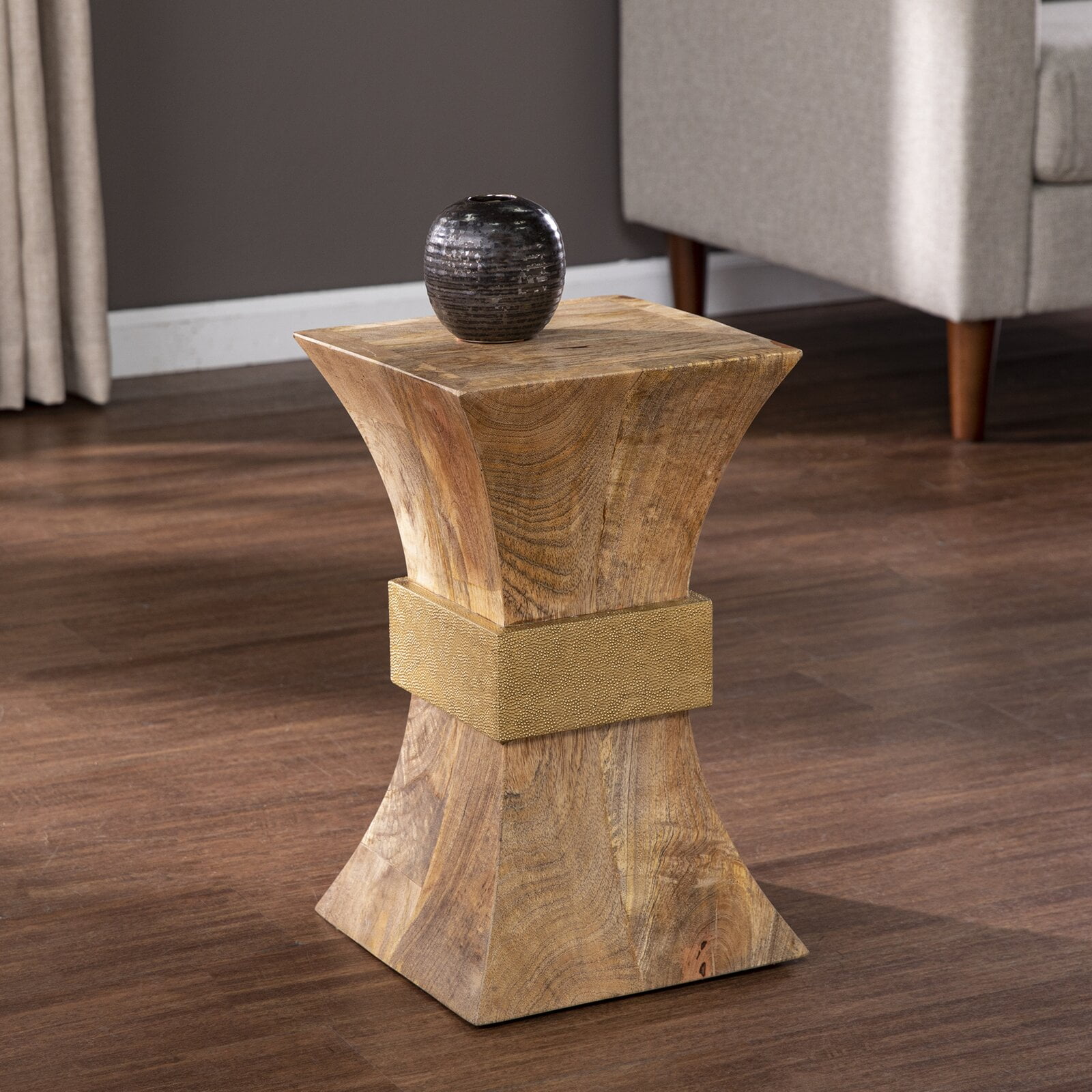 Barthold pedestal 2024 end table