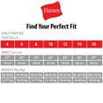 thumbnail image 3 of Hanes Girls' Tagless Bikini Underwear, 14 Pack Panties Sizes 6 - 16, 3 of 4