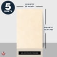 thumbnail image 5 of Large Size 'Natural' Stationery Parchment Cardstock Paper – Great for Posters, Bulletins, Certificates, Menus and Invitations | 65Lb Cover (176gsm) | 23 x 35 Inches | 5 Sheets per Pack, 5 of 5