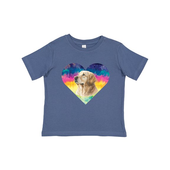 Inktastic Golden Retriever Dog Retro Girls Toddler T-Shirt