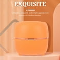 thumbnail image 3 of FRCOLOR Orange Plastic Desktop Trash Can with Clamshell Lid for Home Use Compact and 4.5 x 3.2 x 5.1 inches, 3 of 8