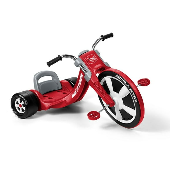 Radio Flyer Deluxe Big Flyer Big Front Wheel Chopper Style Trike, Red