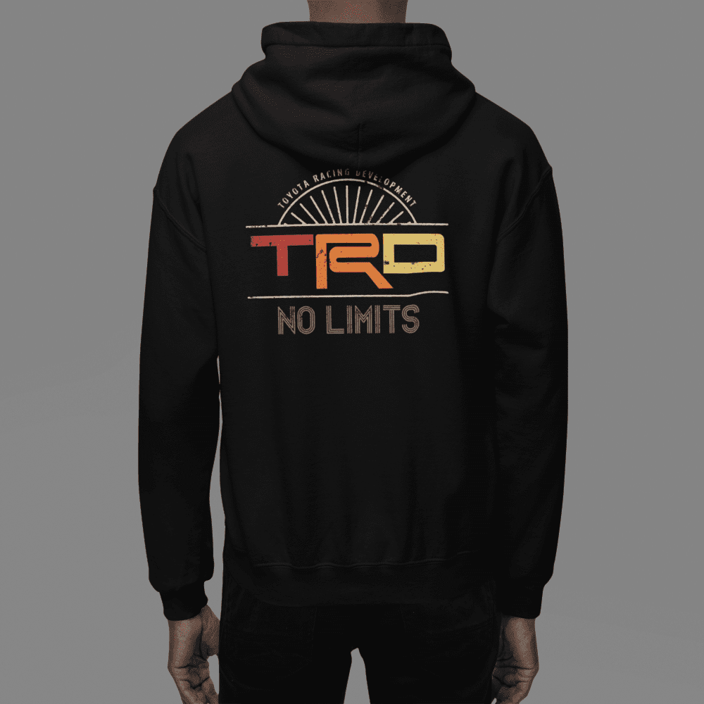 Toyota Zip-Up Hoodie-Toyota Racing Development No LImits