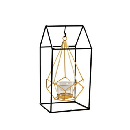 LeKing Ins Style Nordic Iron Geometric Candlestick Chandelier Wedding