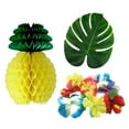 thumbnail image 2 of Mobutofu 38Pcs Artificial Tropical Leaf Tropical Party Decorations Green Fabric Set, 2 of 8