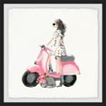 thumbnail image 1 of Marmont Hill Pink Scooter Framed Wall Art, 1 of 5