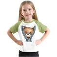 thumbnail image 6 of ShiShine Toddler Boy Girls Short Sleeve Tee Tops Cute Print Crewneck T Shirts Summer Clothes Size 3-14T, 6 of 8