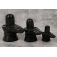 thumbnail image 6 of IBA Indianbeautifulart Stone Shivling Statue God Shiva Linga Idol Black Color Statue for Meditation Puja Room Religious god Idols Shiva Lingam- Small 4" x 3.5"Inches, 6 of 6