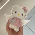 thumbnail image 1 of Kawaii Hello Kitty Plush Keychain Backpack Bags Pendant Girls Key Buckle Angel Wing Hello Kitty Plush Stuff Y2K Keychain Toy New Gift Festivals, 1 of 6