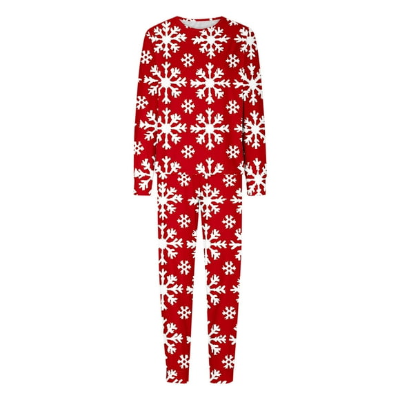 Parent Child Matching Pajama Set Print with Long Sleeve Top and Pants for Family Holiday Wear,Pajama Pants