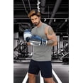 thumbnail image 4 of COOFANDY Men's Tank Top Summer 3 Pack Cotton Muscle Sleeveless T Shirts Weightlifting Gym Tank Training Medium Grey, 4 of 7