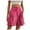 Hot Pink, variant on HBFAGFB Womens Shorts Summer Loose High Waisted Wide Leg Shorts Comfortable Summer Pants AG Size L