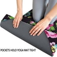 thumbnail image 3 of Pioneer Flower Floral Print Pattern Hot Yoga Mat Towel Non Slip for Hot Yoga - Quick-Drying Yoga Mat Cover with 4 Corner Pockets with Travel Bag - Hot Yoga Towel Non Slip 70"x26", 3 of 6