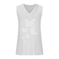 thumbnail image 6 of Lindreshi Tank Tops for Women Plus Size Women's Summer Casual Sleeveless Hot Diamond Special V-neck Comfortable Tank Top, 6 of 6