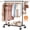 Black, variant on UNTIMATY 450 lbs Heavy Duty Clothes Rack, 44-69.3" Adjustable Rolling Garment Rack on Wheels, Metal Closet Organizer for Bedroom Laundry, Silver
