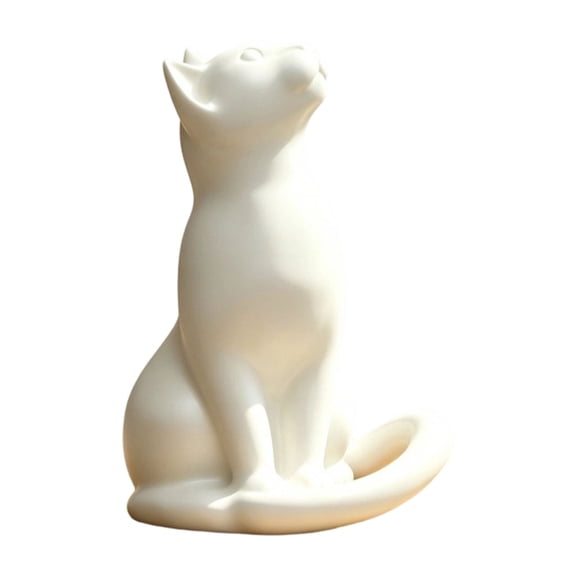 lanema Cats Statue Figurines Sculptures Cats Lover Gift Desk Decorations Ornament for Office Home Decors Collectibles