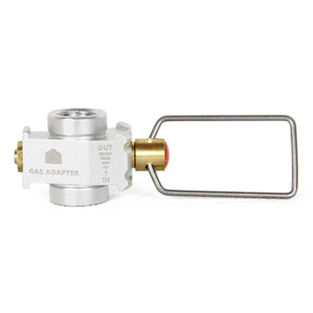 Graflsoa Adaptateur Portable pour Réservoir de Gaz avec Valve de Dégagement de Pression pour le Camping et la Randonnée