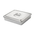 thumbnail image 3 of Luzkey Cake Pan with Cover Rectangular Stainless Steel Nonstick with Lid DIY Baking Pan 34cmx29cm, 3 of 8