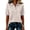 Camel&11#0605A, variant on Garbnen Striped Polo Shirt for Women Raglan Collared Henley Short Sleeve T Shirts for Women Color Block Casual Fashion Office Golf Shirts for Women Blue M