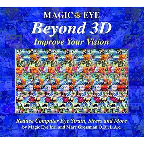 Pre-Owned Magic Eye Beyond 3d: Improve Your Vision: Volume 6 (Hardcover) 0740745271 9780740745270