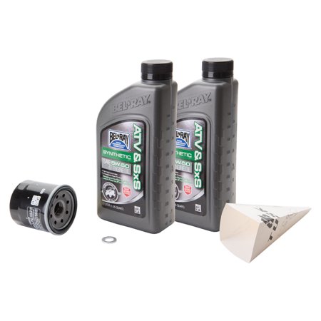 Tusk 4-Stroke Oil Change Kit for Bel-Ray ATV & SXS Synthetic 5W-50 For POLARIS Sportsman 850 XP EFI 2009-2011,2013