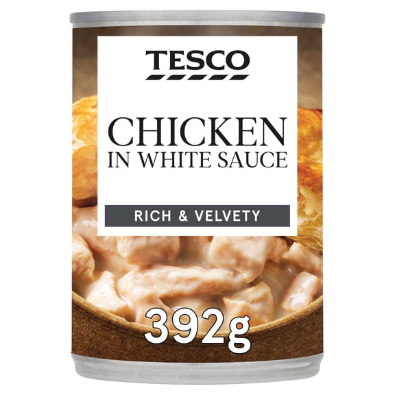 Tesco Chicken In White Sauce 392G, Imported from Britain