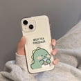 thumbnail image 4 of Cartoon Cute Dinosaur Clear Soft Silicone Case Compatible with iPhone Case (Clear,iPhone 15 Pro Max), 4 of 7